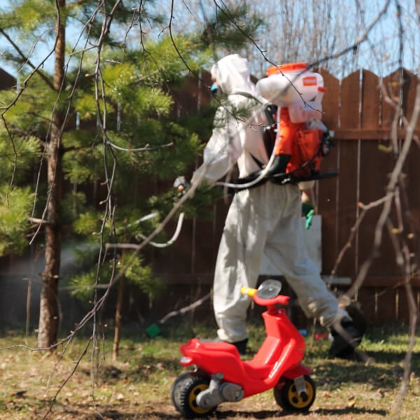 Обработка участка от клещей в Казани?